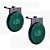 Lanterna Lateral Carreta Randon Noma Bivolt Verde 3 Led 2 un - Imagem 1