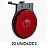 Lanterna Lateral Carreta Randon Bivolt Vermelha Led - 20 un - Imagem 1