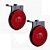 Lanterna Lateral Carreta Randon Bivolt Vermelha Led - 2 un - Imagem 1