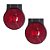 Lanterna Lateral Carreta Randon Bivolt Vermelha Led - 2 un - Imagem 2