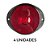Lanterna Peito da Carreta Randon Bivolt Vermelha Led - 4 un. - Imagem 2