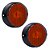 Lanterna Frontal Carreta 65 mm Led Bivolt Âmbar - 2 un. - Imagem 2