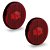 Lanterna Lateral Carreta Randon Bivolt Vermelha Led - 2 un - Imagem 1
