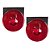 Lanterna Lateral Carreta Randon Bivolt Vermelha 3 Leds 2 un - Imagem 2