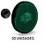 20 Lanterna Lateral Carreta Randon Bivolt Verde Led - Imagem 1
