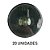 Lanterna Lateral Carreta Randon Bivolt Fumê Led - 20 un - Imagem 2
