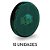 10 Lanterna Lateral Carreta Randon Bivolt Verde Led - Imagem 1