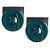 2 Lanterna Lateral Carreta Randon Bivolt Verde 3 Leds - Imagem 2