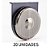 20 Lanterna Lateral Carreta Randon Bivolt Cristal 3 Leds - Imagem 1