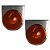 Lanterna Lateral Carreta Randon Bivolt Âmbar 3 Leds - 2 un - Imagem 2