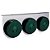 Lanterna 3 Marias Carreta Caminhão Led Verde Bivolt 85 mm - Imagem 1