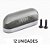 Kit Lanterna Luz de Placa Carreta Caminhão Led Cristal 12 u - Imagem 1