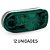 Kit Lanterna Delimitadora Carreta Caminhão Led Verde 12 u - Imagem 1