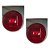 Lanterna Lateral Carreta Randon Bivolt Vermelha 3 Leds 2 un - Imagem 2