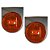 Lanterna Lateral Carreta Randon Noma Bivolt Âmbar 3 Leds 2 u - Imagem 2
