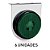 Lanterna Lateral Carreta Randon Bivolt Verde 3 Leds 6 un - Imagem 1