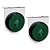 Lanterna Lateral Carreta Randon Bivolt Verde 3 Leds - 2 un - Imagem 1