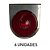 6 Lanterna Lateral Carreta Randon Bivolt Vermelha 3 Leds - Imagem 2