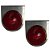 2 Lanterna Lateral Carreta Randon Bivolt Vermelha 3 Leds - Imagem 2
