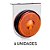 Lanterna Lateral Carreta Randon Bivolt Âmbar 3 Leds - 6 un - Imagem 1