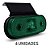 Kit 6 Lanterna Lateral Carreta Facchini Led Verde Bivolt - Imagem 1