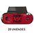 20 Lanterna Lateral Carreta Facchini Led Vermelha Bivolt - Imagem 2