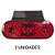 Kit 2 Lanterna Lateral Carreta Facchini Led Vermelha Bivolt - Imagem 2