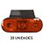 Kit 20 Lanterna Lateral Carreta Facchini Led Âmbar Bivolt - Imagem 2