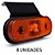 Kit 8 Lanterna Lateral Carreta Facchini Led Âmbar Bivolt - Imagem 1