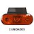Kit 2 Lanterna Lateral Carreta Facchini Led Âmbar Bivolt - Imagem 2