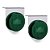 2 Lanterna Lateral Carreta Randon Bivolt Verde 3 Leds - Imagem 1