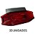 Lanterna Lateral Carreta Exclusive Led Bivolt Vermelha 20 un - Imagem 2