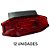 12 Lanterna Lateral Carreta Bau Exclusive Vermelha 3 Leds - Imagem 2