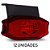Lanterna Lateral Carreta Exclusive Vermelha 3 Leds 12 un - Imagem 1