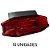 Lanterna Lateral Carreta Bau Bivolt Vermelha 3 Leds 10 un - Imagem 2