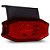 Lanterna Lateral Carreta Bau Exclusive Bivolt Vermelha 3 Led - Imagem 1
