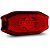 Lanterna Lateral Carreta Bau Exclusive Bivolt Vermelha 3 Led - Imagem 1