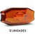 Lanterna Lateral Carreta Exclusive Âmbar 3 Leds 12 un - Imagem 1