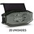 Lanterna Lateral Carreta Exclusive Led Bivolt Fumê 20 un - Imagem 1