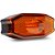 Lanterna Lateral Carreta Bau Exclusive Bivolt Âmbar 3 Leds - Imagem 1