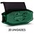 20 Lanterna Lateral Carreta Explusive Bivolt Verde 3 Leds - Imagem 1