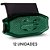 12 Lanterna Lateral Carreta Bau Exclusive Verde 3 Leds - Imagem 1
