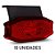 10 Lanterna Lateral Carreta Bau Exclusive Vermelha 3 Leds - Imagem 1