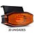 Lanterna Lateral Carreta Exclusive Bivolt Âmbar 3 Leds 20 un - Imagem 1