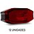 Lanterna Lateral Carreta Exclusive Vermelha 3 Leds 12 un - Imagem 1