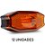 12 Lanterna Lateral Carreta Bau Exclusive Âmbar 3 Leds - Imagem 1