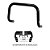 Parachoque de Impulsão Dodge RAM 2006 a 2011 Preto - Imagem 3