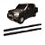 Estribo Pick-Up 2008 em diante Cabine Dupla Preto Oblongo - Imagem 1