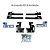 Estribo Frontier XE 2008 a 2016 Cabine Dupla Preto Oblongo - Imagem 3