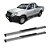 Estribo Hilux 2005 a 2015 Cabine Simples Cromado Oblongo - Imagem 1